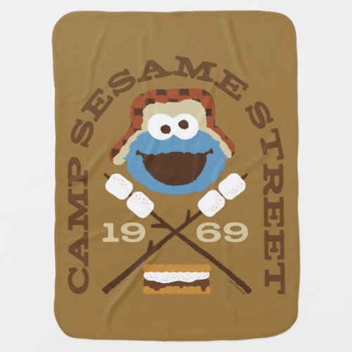 Camp Sesame Street 1969 Baby Blanket