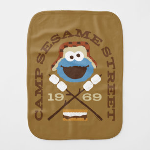 Camp Sesame Street 1969 Baby Burp Cloth