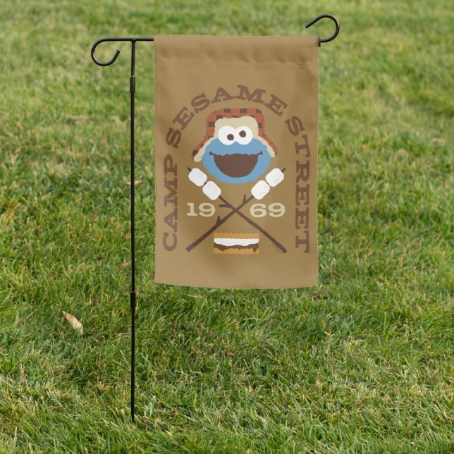 Camp Sesame Street 1969 Garden Flag (In SItu)