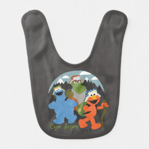 Camp Sesame Street EST. 1969 Baby Bib