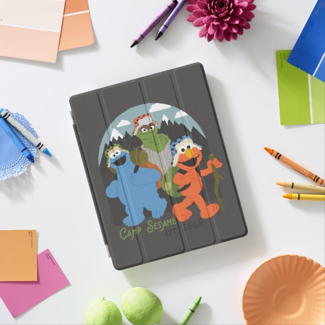 Camp Sesame Street EST. 1969 iPad Smart Cover (In Situ)
