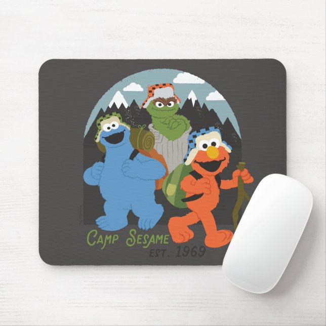 Camp Sesame Street EST. 1969 Mouse Pad (With Mouse)