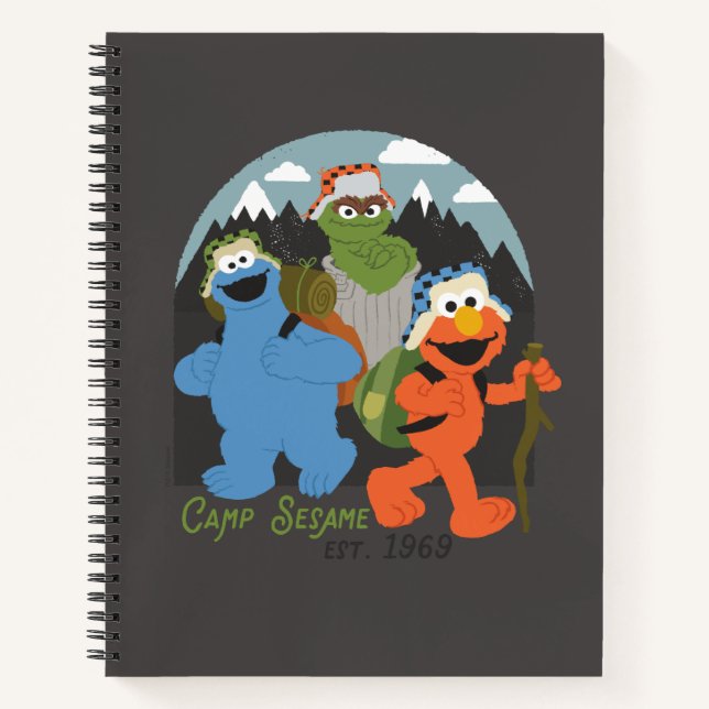 Camp Sesame Street EST. 1969 Notebook (Front)