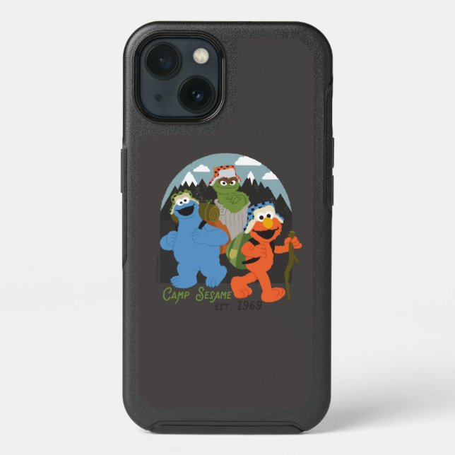 Camp Sesame Street EST. 1969 Otterbox iPhone Case (Back)