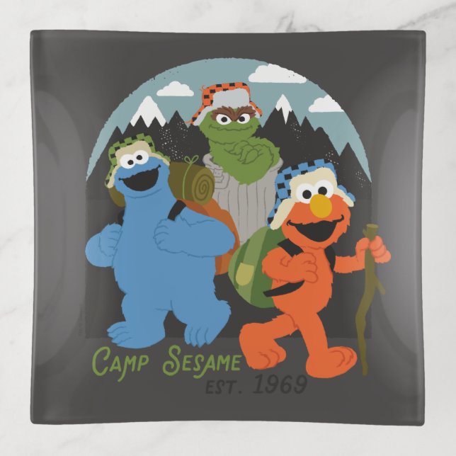 Camp Sesame Street EST. 1969 Trinket Tray (Front)