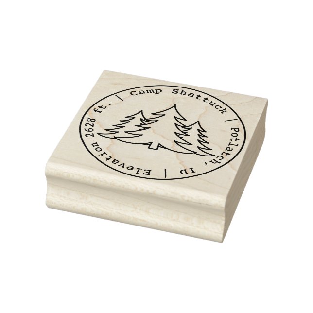 Camp Shattuck - Stamp Logo - Rubber Stamp (Stamp)