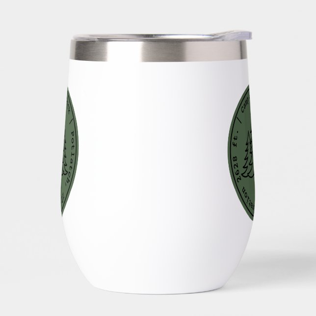 Camp Shattuck - Stamp Logo - Short Tumbler (Left)