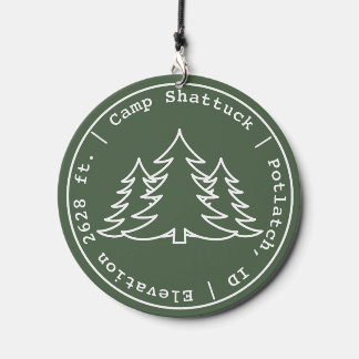 Camp Shattuck - Stamp Logo - Wind Chime