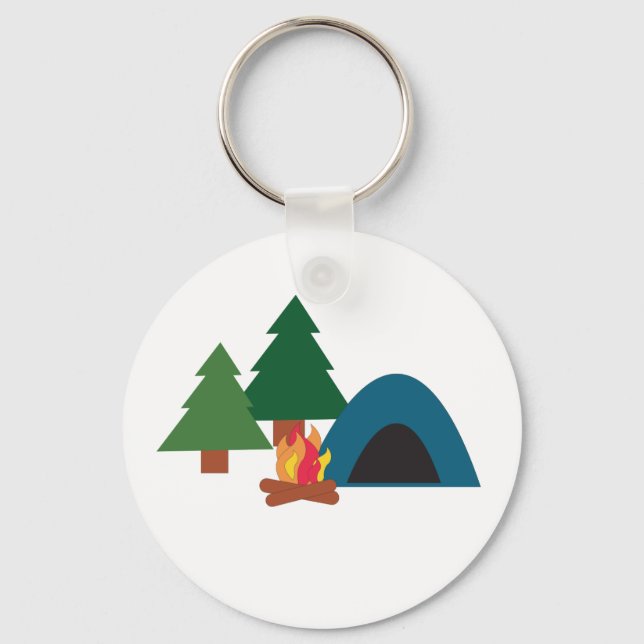 Camp Site Keychain (Front)