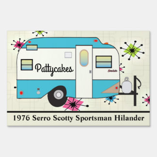 CAMP SITE SIGN | Scotty Camper | Personalize It!