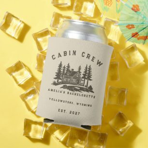 Camp Theme Camping Weekend Bachelorette Party Can Cooler