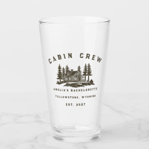 Camp Theme Camping Weekend Bachelorette Party Glass
