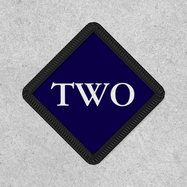 Camp TWO Blue Commandery Order of the Black Cross Patch (Front)