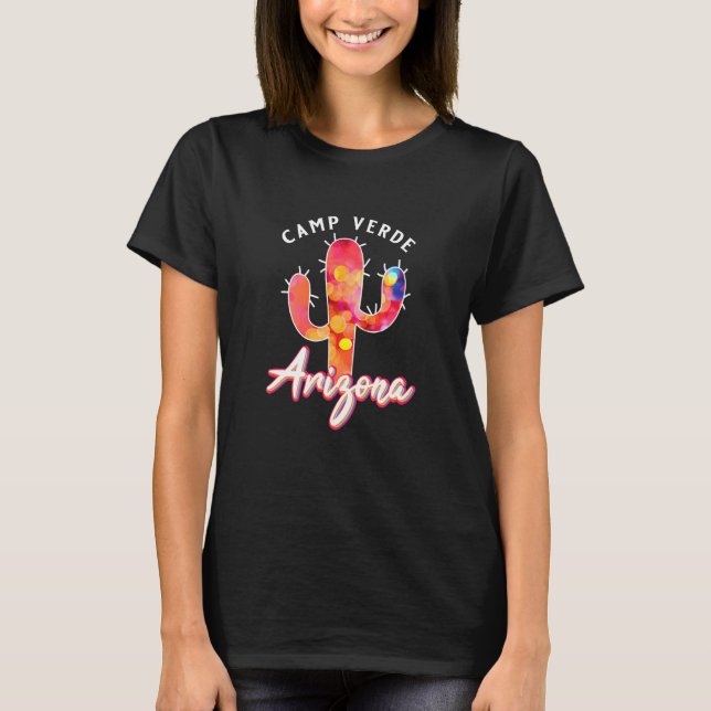 Camp Verde Arizona Usa Desert Cactus Vacation Souv T-Shirt (Front)