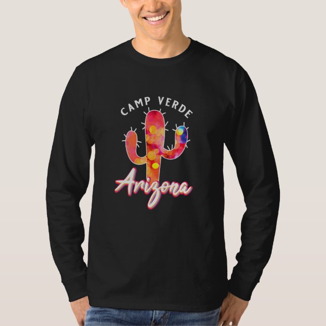 Camp Verde Arizona Usa Desert Cactus Vacation Souv T-Shirt (Front)