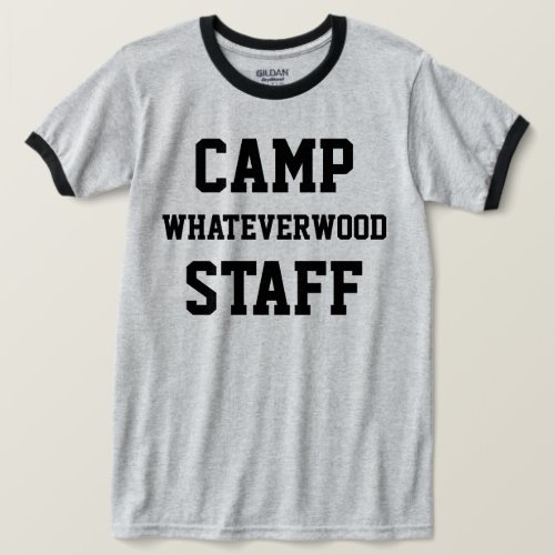 Camp Whateverwood Staff Gray T_Shirt