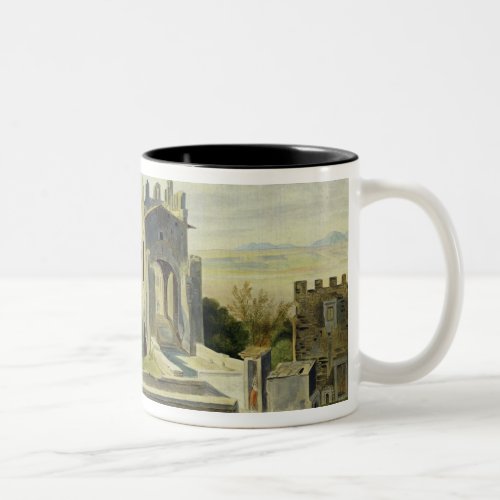 Campagna Landscape near the Nomentano Bridge Two_Tone Coffee Mug