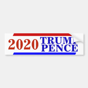 Campaign 2020 TRUMP PENCE Bumper Sticker
