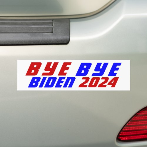 Campaign 2024 Bye Bye President Joe BIDEN Save USA Bumper Sticker