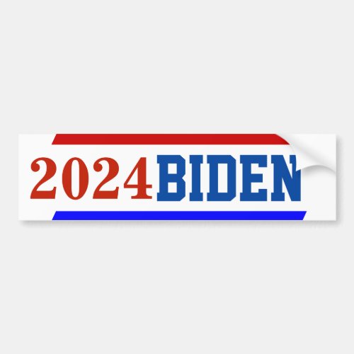 Campaign 2024 election President Joe BIDEN vote Bumper Sticker
