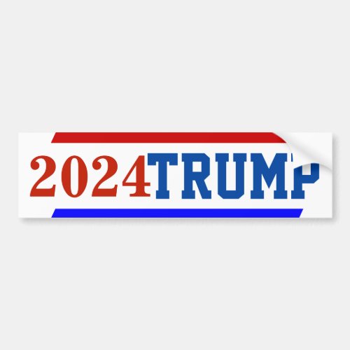 Campaign 2024 election President TRUMP Bumper Sticker