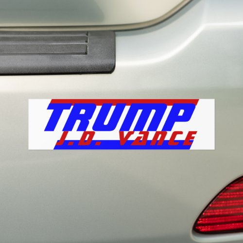 Campaign 2024 election President TRUMP JD VANCE US Bumper Sticker