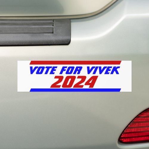 Campaign 2024 election President Vivek RAMASWAMY Bumper Sticker