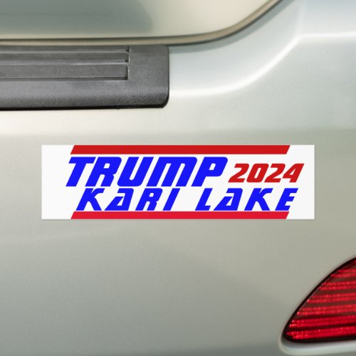 Campaign 2024 President TRUMP  KARI LAKE vote  Bumper Sticker