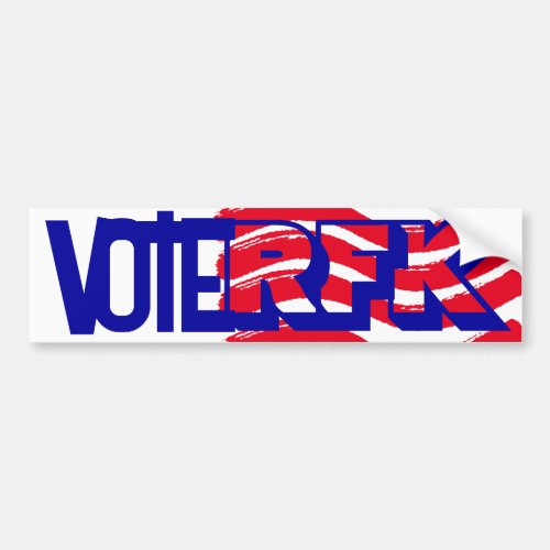 Campaign 2024 Robert Kennedy Jr RFK President Bumper Sticker