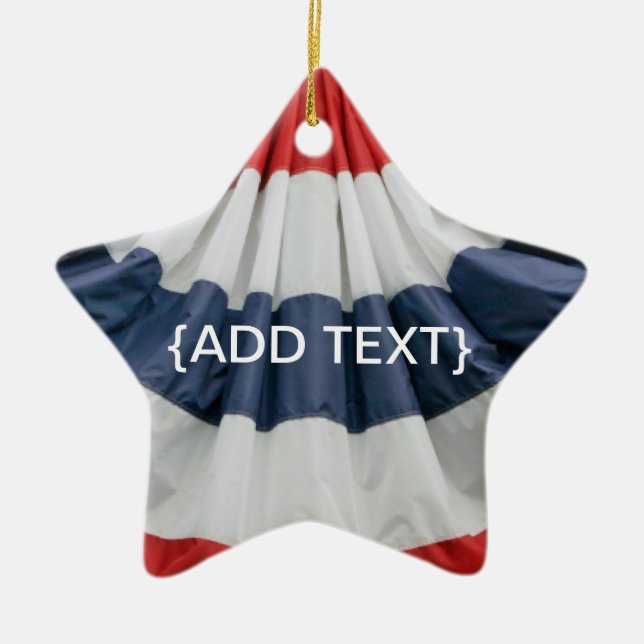 Campaign Ceramic Ornament (Front)