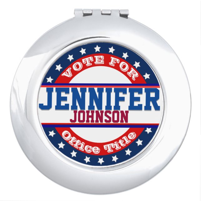 Campaign Election Template Compact Mirror (Front)