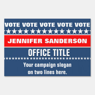 Campaign Election Template Sign