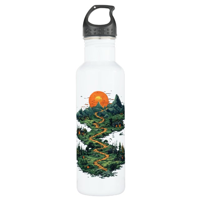 Campaign Fabricator Hydration Unit Stainless Steel Water Bottle (Front)