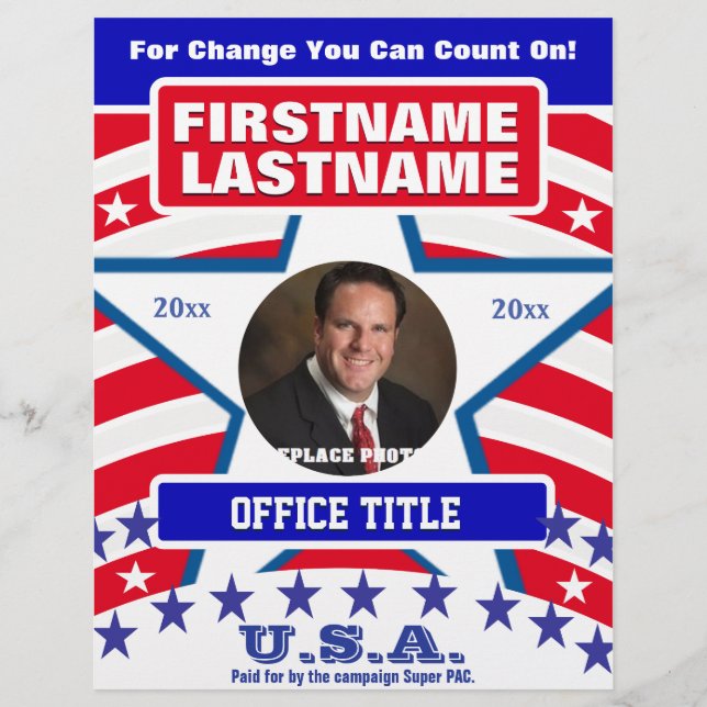 Campaign Flyer Template (Front)