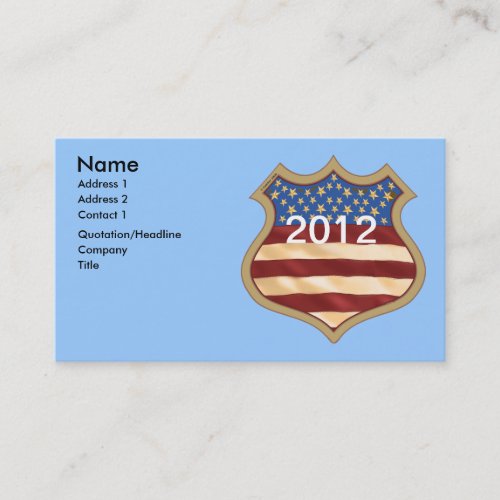 Campaign Shield  Business Card