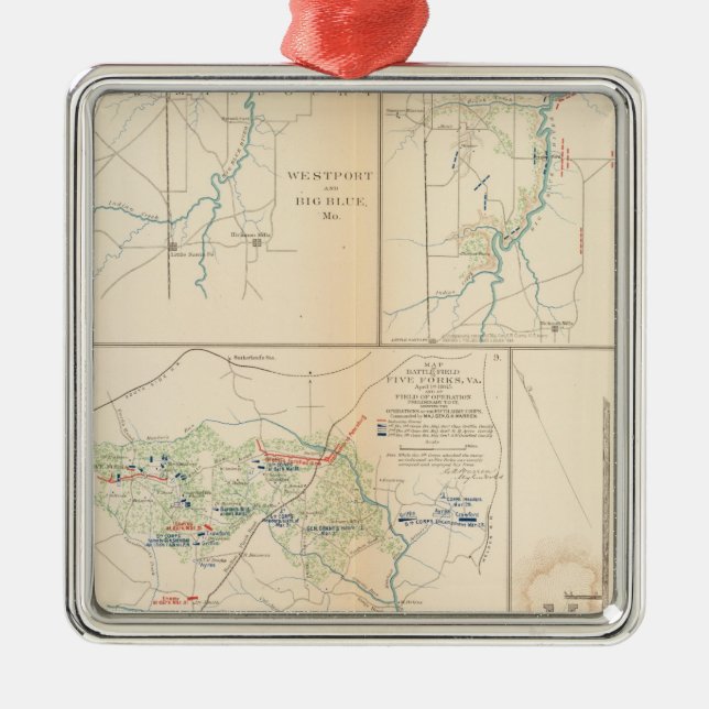 Campaign Sterling Price Metal Ornament (Front)