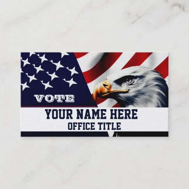 Campaign Template Business Card | Zazzle