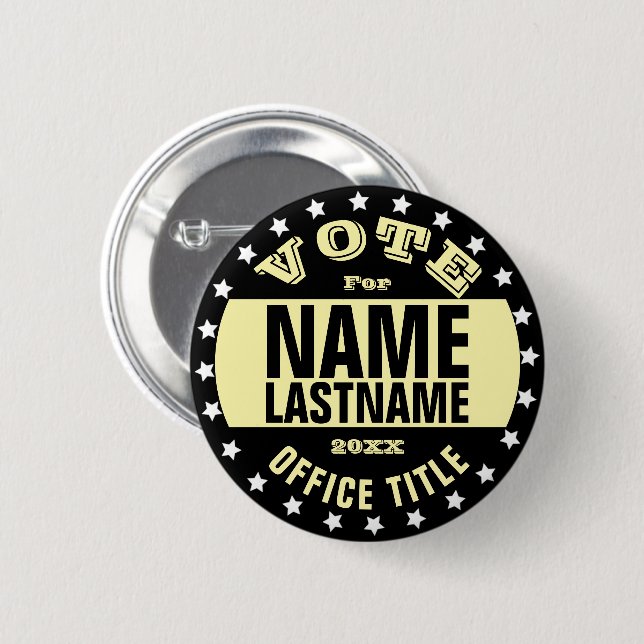 Campaign Template Custom Button (Front & Back)