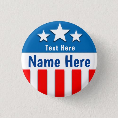 Campaign Template Custom Stars Stripes Button