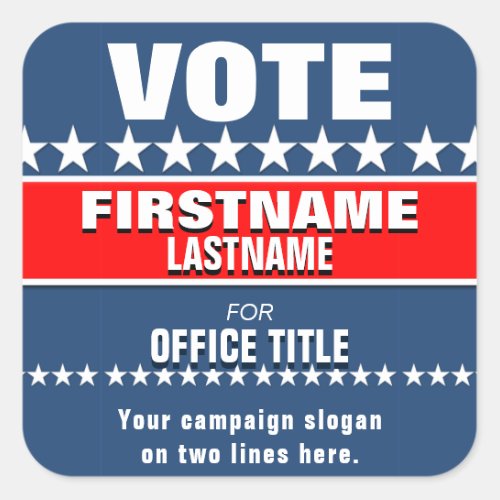 Campaign Template Square Sticker