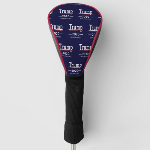 Campaign Trump 2020 Golf Club Head Cover