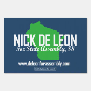 Campaign yard sign