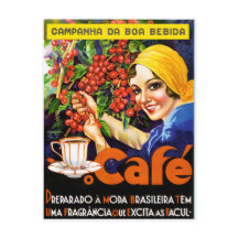 Campanha Da Boa Bebida Coffee Vintage Ad Poster