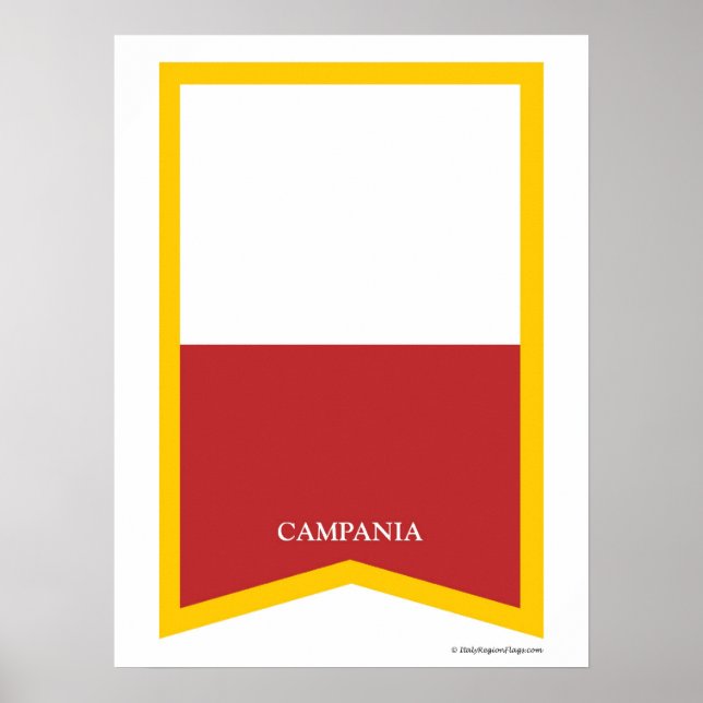 Campania Naples Italy Region Poster (Front)