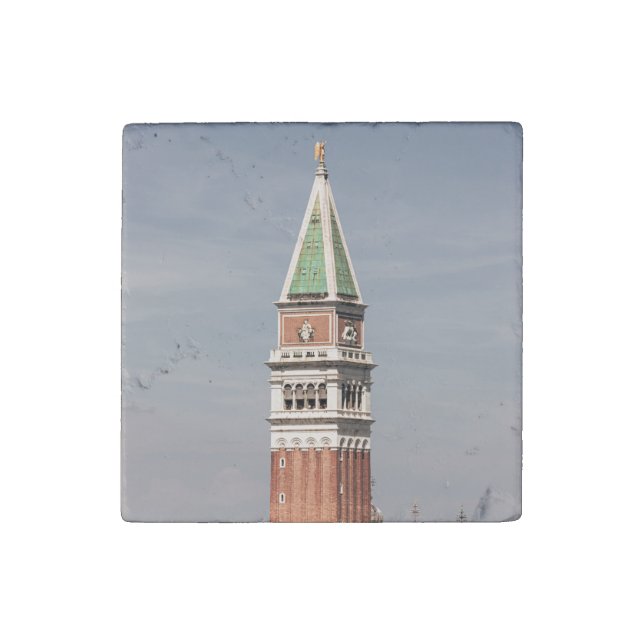 Campanile di San Marco Stone Magnet (Front)