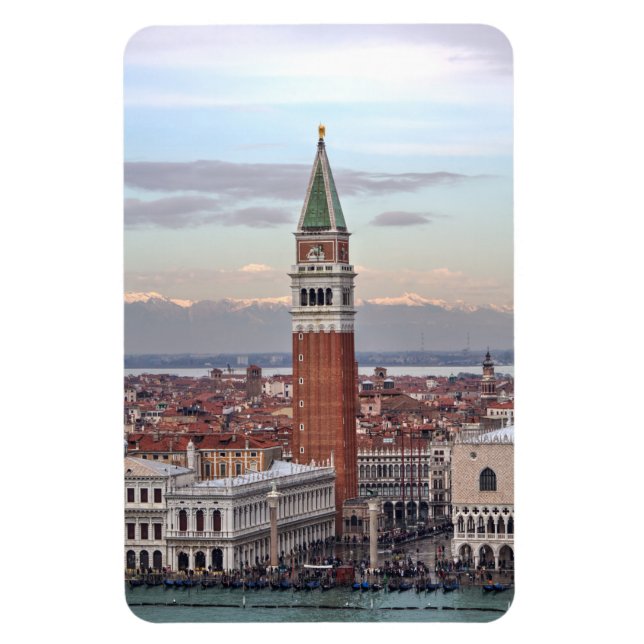 Campanile di San Marco, Venice Italy Magnet (Vertical)