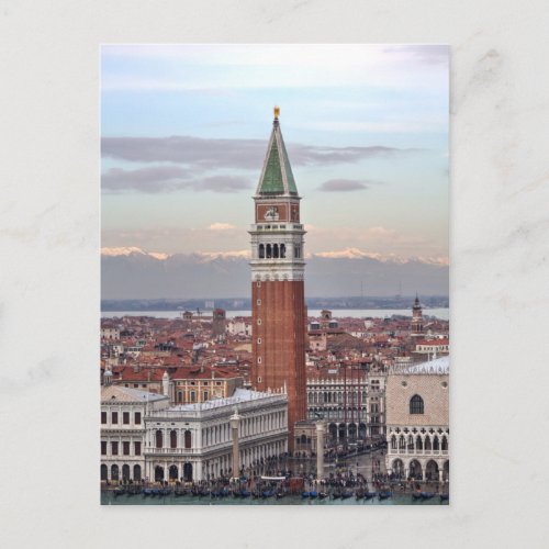 Campanile di San Marco Venice Italy Postcard