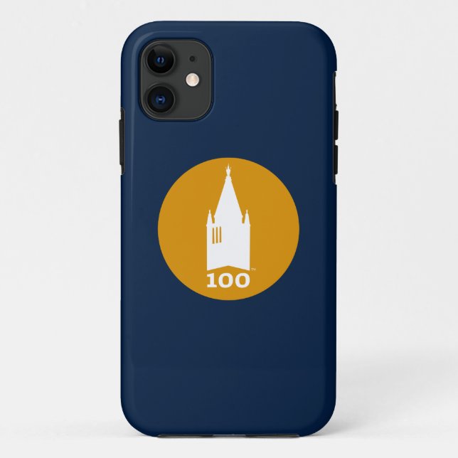 Campanile on Blue Case-Mate iPhone Case (Back)