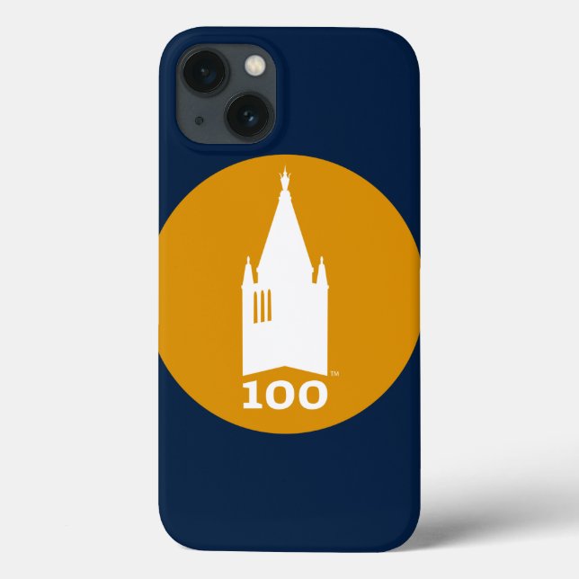 Campanile on Blue Case-Mate iPhone Case (Back)