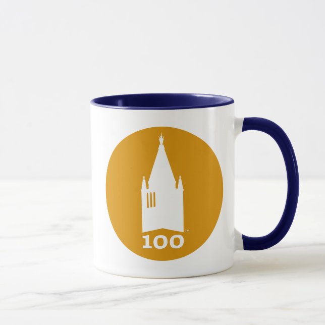 Campanile on Blue Mug (Right)
